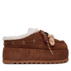 Śniegowce Steve Madden. Brązowe śniegowce damskie Steve Madden, bez zapięcia. Za 729.99 zł.
