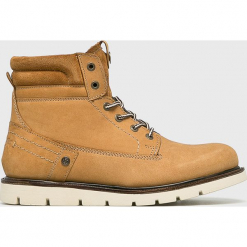 Wrangler - Buty Tucson. Pomarańczowe buty sportowe męskie Wrangler, bez wzorów, z materiału, bez zapięcia. W wyprzedaży za 219.90 zł.