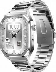 Smartwatch FW65 Iron S Srebrny. Szare zegarki smartwatch MAXCOM, bez wzorów. Za 290.00 zł.