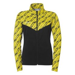Damska bluza dresowa Uhlsport Progressive 28 Poly. Czarne bluzy damskie Uhlsport, bez wzorów, z dresówki, eleganckie, bez ramiączek, bez kaptura. Za 171.00 zł.