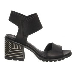 Sorel sandały skórzane ZLN 0809 czarne. Czarne sandały damskie Sorel, bez wzorów, z gumy, bez obcasa, bez zapięcia. Za 458.99 zł.