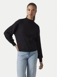 Vero Moda Sweter Nancy 10290748 Czarny Regular Fit. Czarne swetry nierozpinane damskie Vero Moda, m, bez wzorów, z syntetyku, bez kołnierzyka, bez ramiączek. Za 179.99 zł.