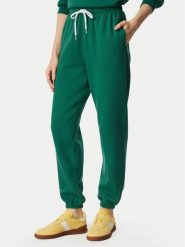 Polo Ralph Lauren Spodnie dresowe 211971700508 Zielony Regular Fit. Zielone spodnie dresowe damskie Polo Ralph Lauren, bez wzorów, z bawełny. Za 729.99 zł.