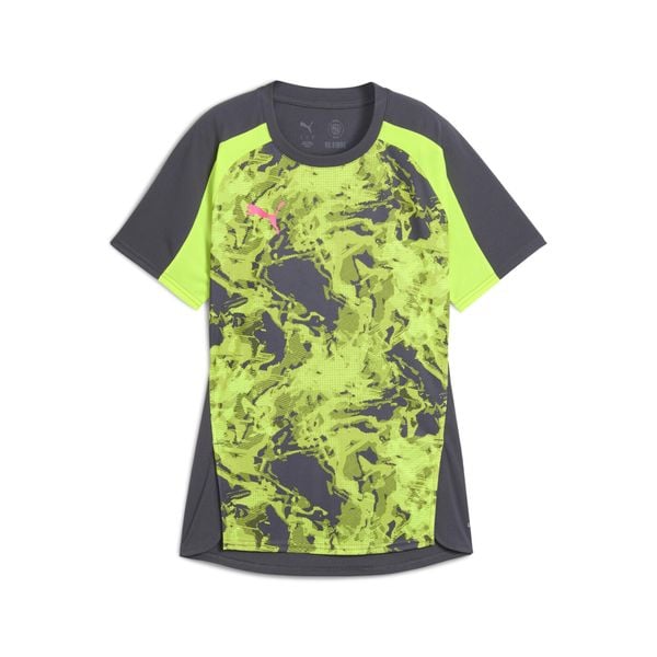 Damska koszulka piłkarska individualBLAZE PUMA Galactic Gray. Szare bluzki damskie Puma, bez wzorów, eleganckie, bez kołnierzyka, bez ramiączek. Za 119.70 zł.