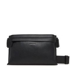 Nerka Calvin Klein. Czarne saszetki i nerki męskie Calvin Klein, bez wzorów. Za 349.99 zł.