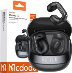 Słuchawki Mcdodo MCDODO SŁUCHAWKI BEZPRZEWODOWE POWIETRZNE Z KLIPSEM NA UCHO BLUETOOTH ETUI. Słuchawki bezprzewodowe Mcdodo. Za 129.99 zł.