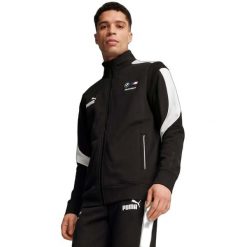 Kurtka męskie Puma Bmw Mms Mt7 Sweat Jacket. Czarne kurtki męskie Puma, m, bez wzorów, z bawełny, sportowe, bez kaptura. Za 490.00 zł.