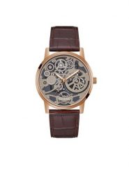 Guess Zegarek GW0570G2 Brązowy. Brązowe, analogowe zegarki męskie Guess, z aplikacjami. Za 649.99 zł.