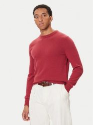 Marc O'Polo Sweter 529 5144 60504 Czerwony Regular Fit. Czerwone swetry męskie Marc O'Polo, m, bez wzorów, z bawełny, bez kołnierzyka, bez ramiączek. Za 429.99 zł.
