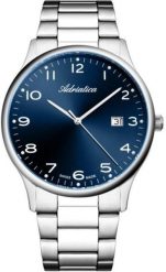 Zegarek męski Adriatica A1293.5125Q srebrny. Szare zegarki męskie Adriatica, bez wzorów, srebrne. Za 860.00 zł.