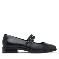 Baleriny Tamaris. Czarne balerinki damskie Tamaris, bez wzorów, bez obcasa, bez zapięcia. Za 329.99 zł.