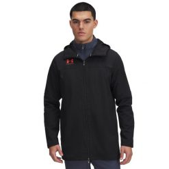 Kurtka treningowa Under Armour Challenger Pro. Czarne kurtki męskie Under Armour, xl, bez wzorów, z dzianiny, bez kaptura. Za 481.15 zł.