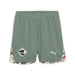 Młodzieżowe szorty Palermo F.C. 24/25 PUMA Eucalyptus Green. Biała szorty damskie Puma, bez wzorów, młodzieżowe. W wyprzedaży za 139.00 zł.