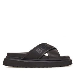 Klapki Bogner. Czarne klapki męskie Bogner, bez wzorów, bez zapięcia. Za 679.99 zł.