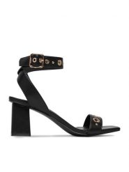 MEXX Sandały CEO-HY218124-1 Czarny. Czarne sandały damskie Mexx, bez wzorów, ze skóry, bez obcasa, na słupku, bez zapięcia. Za 179.99 zł.