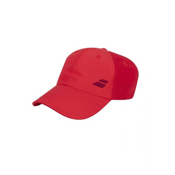 Czapka tenisowa unisex Babolat Basic Logo Cap. Czerwone czapki damskie BABOLAT, bez wzorów, z materiału. Za 60.00 zł.
