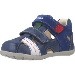 Sandały GEOX B KAYTAN B. A Niebieski. Niebieskie sandały męskie Geox, na lato, bez wzorów, ze skóry, bez zapięcia. Za 128.99 zł.
