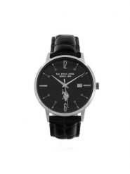 U.S. Polo Assn. Zegarek Dorian USP7274BK Czarny. Czarne, analogowe zegarki męskie U.S. Polo Assn., bez wzorów. Za 359.99 zł.