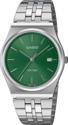 Zegarek Casio Zegarek męski Casio MTP-B145D-3AVEF srebrny. Szare zegarki męskie Casio, bez wzorów, srebrne. Za 431.00 zł.