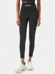 Calvin Klein Performance Legginsy LVGWS6L637 Czarny Slim Fit. Czarne legginsy damskie Calvin Klein Performance, bez wzorów, z syntetyku. Za 269.99 zł.