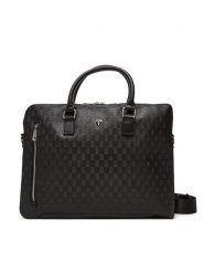 Guess Torba na laptopa HMTODE P5247 Czarny. Czarne torby na laptopa damskie Guess, z aplikacjami, ze skóry. Za 449.99 zł.