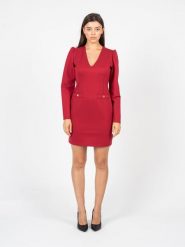 Rebel Queen By Liu Jo Sukienka | YF0145 J5240 | Kobieta | Czerwony. Czerwone sukienki damskie Liu Jo, l, bez wzorów, z elastanu, eleganckie, bez kołnierzyka, bez ramiączek, mini, dopasowane. W wyprzedaży za 399.00 zł.