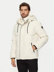 Guess Kurtka zimowa M4BL43 WGJR2 Beżowy Regular Fit. Brązowe kurtki męskie Guess, na zimę, m, z aplikacjami, z syntetyku, bez kaptura. Za 1,049.00 zł.
