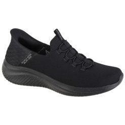 Buty do chodzenia męskie, Skechers Ultra Flex 3.0 - Right Away. Czarne buty sportowe męskie Skechers, bez wzorów, bez zapięcia, trekkingowe. Za 389.99 zł.