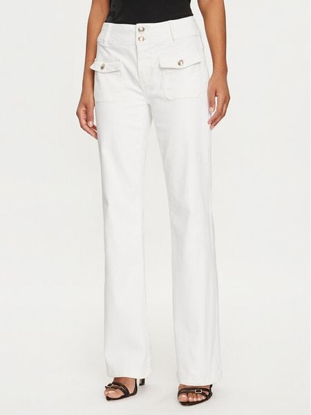 Morgan Jeansy 241-POLEN2 Écru Bootcut Fit. Jeansy damskie Morgan, bez wzorów, z bawełny. Za 199.99 zł.