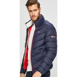 Tommy Jeans - Kurtka. Niebieskie kurtki męskie Tommy Jeans, l, bez wzorów, z jeansu, bez kaptura. Za 699.90 zł.