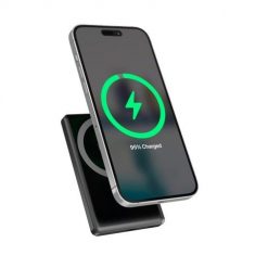 GEMBIRD BEZPRZEWODOWY POWERBANK MAGNETYCZNY 15W Z WYŚWIETLACZEM LCD 10000 MAH, CZARNY. Czarne powerbanki Gembird. Za 85.99 zł.