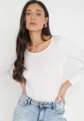 Białe Body Kasone. Białe body Born2be, bez wzorów, z bawełny. Za 29.99 zł.