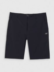 4F Spodenki trekkingowe 4Way Stretch męskie - czarne XL. Czarne szorty męskie 4F, bez wzorów, z elastanu. W wyprzedaży za 149.99 zł.