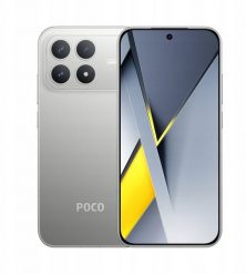 Smartfon POCO MOBILE PHONE F8 PRO/12/256GB SILVER MZB0M60EU MZB0M60EU (6932554474324). Szare smartfony POCO. Za 2,778.92 zł.