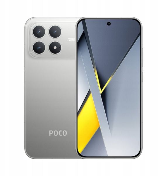Smartfon POCO MOBILE PHONE F8 PRO/12/256GB SILVER MZB0M60EU MZB0M60EU (6932554474324). Szare smartfony POCO. Za 2,778.92 zł.