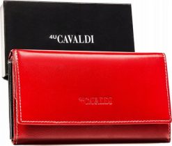 4U Cavaldi Duży, skórzany portfel damski na zatrzask - 4U Cavaldi NoSize. Portfele damskie 4U Cavaldi. Za 118.26 zł.