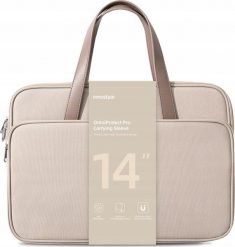 Torba Innostyle INNOSTYLE DAMSKA TORBA NA LAPTOPA 14" WODOODPORNA OMNIPROTECT PRO BEŻOWA. Brązowe torby na laptopa damskie Innostyle, bez wzorów. Za 149.99 zł.