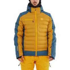Męska kurtka narciarska Fundango Orion Padded. Brązowe kurtki sportowe męskie FUNDANGO, na zimę, m, bez wzorów, bez kaptura, narciarskie. Za 589.90 zł.