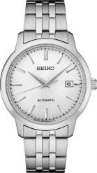 Zegarek Seiko Zegarek męski Seiko SRPH85K1 srebrny. Szare zegarki męskie Seiko, bez wzorów, srebrne. Za 1,025.99 zł.