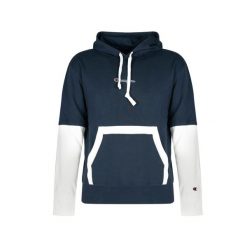 Bluza trekking męska. Białe bluzy męskie Champion, m, bez wzorów, z bawełny, z kapturem, trekkingowe. Za 271.00 zł.