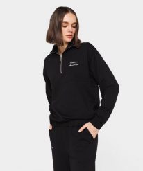 Bluza dla kobiet Carpatree Sports Club. Czarne bluzy damskie Carpatree, xl, bez wzorów, z bawełny, retro, bez ramiączek, bez kaptura. Za 215.99 zł.