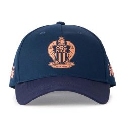 Czapka baseballowa OGC Nice Esefit. Niebieskie czapki damskie Kappa, bez wzorów. Za 229.50 zł.