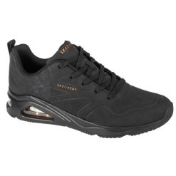 Buty sportowe Sneakersy damskie, Tres-Air Uno - Ah-Mazing. Czarne obuwie sportowe damskie Skechers, bez wzorów, z materiału, bez zapięcia, trekkingowe. Za 349.99 zł.