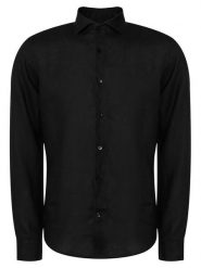 JOOP! Koszula Pai-W 30102661 Czarny Regular Fit. Czarne koszule męskie JOOP!, m, bez wzorów, ze lnu, bez kołnierzyka, bez ramiączek. Za 499.99 zł.