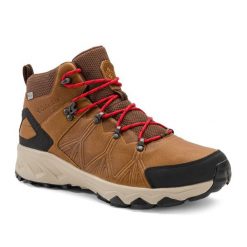 Buty turystyczne męskie Columbia Peakfreak II Mid Outdry Leather. Brązowe buty zimowe męskie Columbia, bez wzorów, bez obcasa, bez zapięcia. Za 449.99 zł.