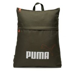 Plecak Puma. Zielone plecaki męskie Puma, bez wzorów, sportowe. Za 69.99 zł.