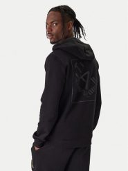 EA7 Emporio Armani Bluza 7M001490 AF17787 UC001 Czarny Regular Fit. Czarne bluzy męskie EA7 Emporio Armani, m, bez wzorów, z bawełny, bez ramiączek, bez kaptura. Za 589.99 zł.