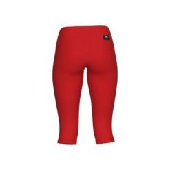Damskie legginsy 3/4 Errea Essential. Czerwone legginsy sportowe damskie ERREA, m, bez wzorów, z materiału, na jogę i pilates. Za 112.00 zł.