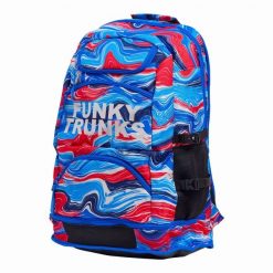 Plecak sportowy FUNKY TRUNKS Elite Squad Wave Craze. Czerwone plecaki męskie Funky Trunks, bez wzorów, z tkaniny, sportowe. Za 279.99 zł.