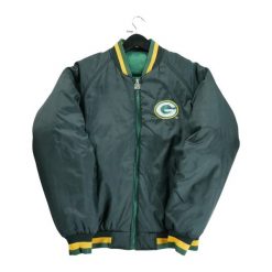 Second life - Kurtka Chalk Line Green Bay Packers NFL - Jak nowy. Zielone kurtki sportowe męskie NFL, m, bez wzorów, bez kaptura. Za 439.88 zł.